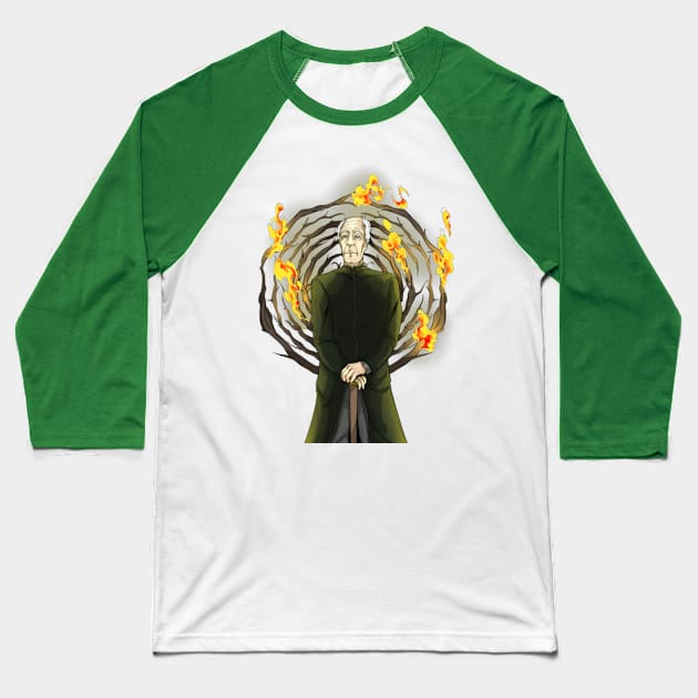 Mr. Borges Baseball T-Shirt by Forms Theory Comics